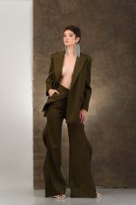 Costum de lana cu sacou si pantalon