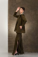 Costum de lana cu sacou si pantalon - imagine 3