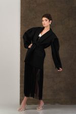 Sacou stofa negru - imagine 3