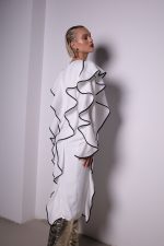 Asha rochie alba cu volane - imagine 4