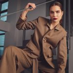 Cassie sacou stofa lana camel