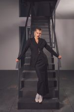 Amy sacou stofa lana gri - imagine 3