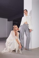 Freira pantalon gri stofa lana - imagine 2