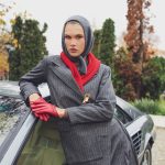 Zandra sacou stofa lana