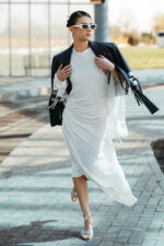 Ember rochie matase ivory - imagine 2