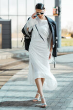 Ember rochie matase ivory