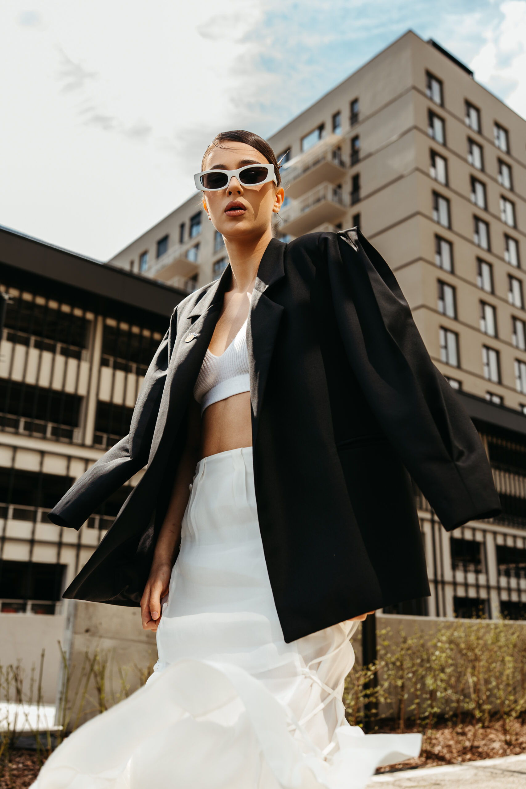 DSC05454 Darcy sacou stofa lana negru - imagine 1