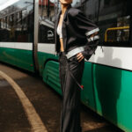 Elora pantalon stofa lana gri