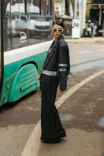 Elora pantalon stofa lana gri - imagine 4