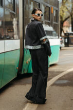 Elora pantalon stofa lana gri - imagine 5