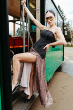 Essie fusta matase peliculizata maro - imagine 3