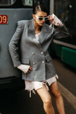 Blake sacou stofana lana gri - imagine 2