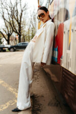 Eleanora sacou stofa lana crem - imagine 3