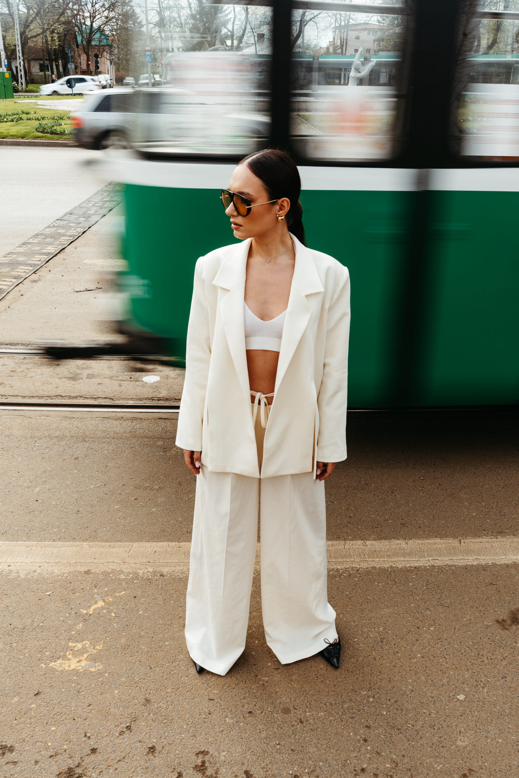 DSC06393 Eleanora sacou stofa lana crem - imagine 1