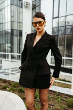 Ida sacou stofa lana maro - imagine 5