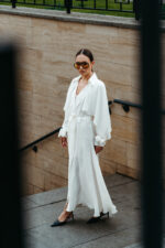 Monroe rochie matase ivory - imagine 3