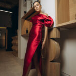 Elzette rochie tafta matase