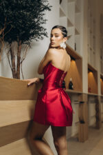 Charlene rochie tafta matase - imagine 4