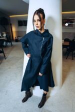 Yolandie Jacheta tip bomber stofa lana - imagine 2