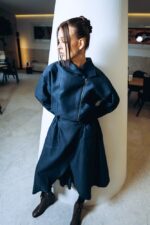 Yolandie Jacheta tip bomber stofa lana