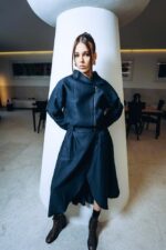 Yolandie Jacheta tip bomber stofa lana - imagine 4