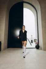 Gretchen sacou stofa lana negru - imagine 2