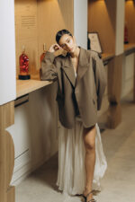 Heleen rochie matase - imagine 2