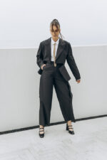 Nadine pantalon stofa lana - imagine 2