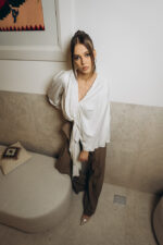 Jane pantalon stofa lana - imagine 5