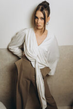 Jane pantalon stofa lana - imagine 3