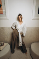 Jane pantalon stofa lana - imagine 2