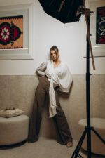 Jane pantalon stofa lana - imagine 4