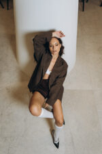 Zelda Sacou stofa lana oversized - imagine 3